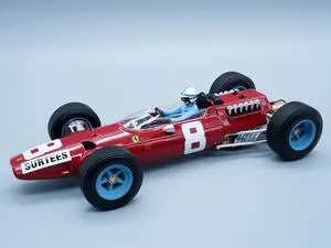 Ferrari 512 #8 F1 Italy GP (1965) w/Driver Figure "Mythos Series" Limited Ed to 85 pieces Worldwide 1/18 Model Car by Tecnomodel