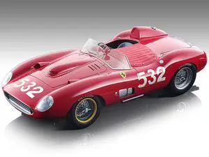 Ferrari 335S #532 Wolfgang von Trips 2nd Place "Mille Miglia" 1957 Mythos Series Ltd Ed to 125 pcs 1/18 Model Car by Tecnomodel