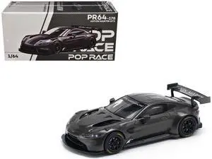 Aston Martin GT3 Carbon Edition 1/64 Diecast Model Car by Pop Race