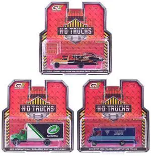 "H.D. Trucks" Series 26 Set of 3 pieces 1/64 Diecast Models by Greenlight
