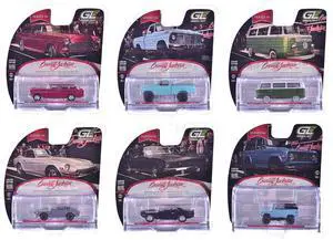 "Barrett-Jackson" Series 16 Set of 6 Cars 1/64 Diecast Model Cars by Greenlight