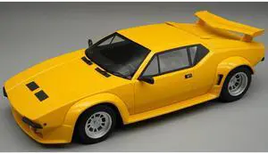 1982 DeTomaso Pantera GT5 Giall-o Pastello Yellow "Mythos Series" Limited Edition to 50 pieces 1/18 Model Car by Tecnomodel