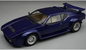 1982 DeTomaso Pantera GT5 Aurora Blue Pearl "Mythos Series" Limited Edition to 40 pieces 1/18 Model Car by Tecnomodel