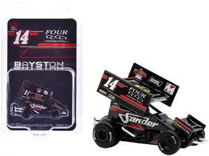 Winged Sprint Car #14 "Four CCCC's Construction - Sander" Jason Meyers Racing (2025) 1/50 Diecast Model Car by ACME