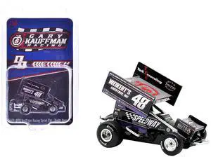 Winged Sprint Car #48 "Weikert's Livestock - Speedway Cars" Gary Kauffman Racing (2025) 1/50 Diecast Model Car by ACME