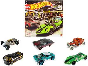 "Hot Wheels Legends" 6 piece Set Diecast Model Cars by Hot Wheels