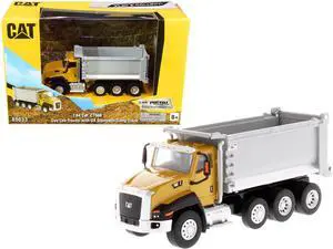 CAT Caterpillar CT660 Day Cab Tractor with OX Stampede Dump Truck "Play & Collect!" Series 1/64 Diecast Model by Diecast Masters