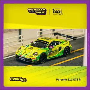 Porsche 911 GT3 R #91 "Manthey EMA" Champion "Deutsche Tourenwagen Masters" (2023) "Hobby64" 1/64 Diecast Model by Tarmac Works