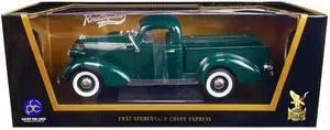 1937 Studebaker Express Pickup Truck Green 1/18 Diecast Model Car by Road Signature