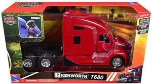 Kenworth T680 Truck Tractor Red "Long Haul Truckers" Series 1/32 Diecast Model by New Ray