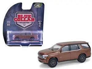 2022 Chevrolet Tahoe Auburn Metallic "Blue Collar Collection" Series 14 1/64 Diecast Model Cars by Greenlight