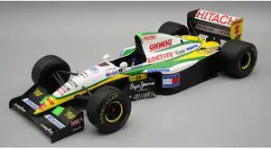 Lotus 109 #11 Philippe Adams Formula One F1 "Belgian GP" (1994) "Mythos Series" with Display Case 1/18 Model Car by Tecnomodel