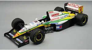 Lotus 109 #12 Johnny Herbert Formula One F1 "Belgian GP" (1994) "Mythos Series" with Display Case 1/18 Model Car by Tecnomodel
