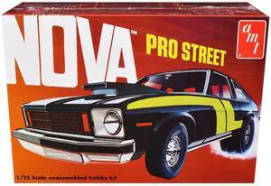 AMT 1/25 Scale 1976 Chevrolet Nova Pro Street Plastic Model Kit Skill Level 2 AMT 1/25 Scale 1976 Chevrolet Nova Pro Street Plastic Model Kit Skill Level 2
