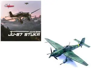 Junkers Ju 87G2 Stuka Bomber Aircraft "Romania" (1944) German Luftwaffe "Wing"Series 1/72 Diecast Model by Panzerkampf