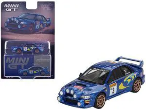 Subaru Impreza WRC98 #3 3rd Place "Rally Monte-Carlo" (1998) Limited Edition 1/64 Diecast Model Car by Mini GT