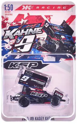 Winged Sprint Car #9 Kasey Kahne "KSP - Hendrick Cars" (2025) 1/50 Diecast Model Car by ACME