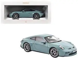 2023 Porsche 911 S/T Meissen Blue 1/18 Diecast Model Car by Norev