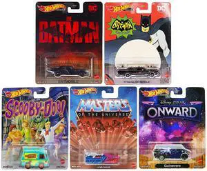 "Retro Entertainment 2022" G Case 5 piece Set Diecast Model Cars by Hot Wheels