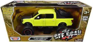 2019 Ford F-150 Lariat Crew Cab Pickup Truck Off Road Bright Green 1/27 Diecast Model Car by Motormax