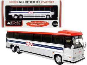 1980 MCI MC-9 Crusader II Intercity Coach Bus "St. John's" "CN Canadian National" 1/87 (HO) Diecast Model by Iconic Replicas