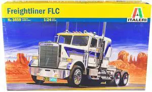 Skill 4 Model Kit Freightliner FLC Truck Tractor 1/24 Scale Model by Italeri