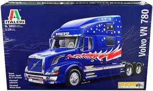 Skill 5 Model Kit Volvo VN 780 Truck Tractor "Show Trucks" 1/24 Scale Model by Italeri