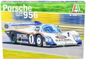 Skill 2 Model Kit Porsche 956 1/24 Scale Model by Italeri