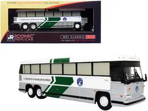 MCI MC-12 Coach Classic Bus "U.S. Immigration & Naturalization Service" 1/87 Diecast Model by Iconic Replicas