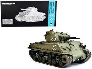 United States M4A3 HVSS POA-CWS-H5 Flamethrower Tank Olive Drab #35 "Hawaii" (1951) 1/72 Plastic Model by Dragon Models