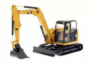 CAT Caterpillar 308E2 CR SB Mini Hydraulic Excavator w/Working Tools & Operator "High Line Series" 1/32 Diecast Masters