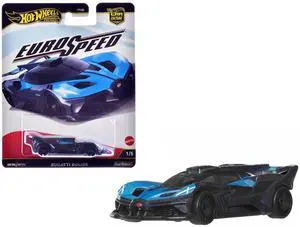 Bugatti Bolide Blue and Dark Blue Metallic "Euro Speed" Series Diecast Model Car by Hot Wheels