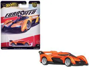 McLaren Solus GT Orange Metallic "Euro Speed" Series Diecast Model Car by Hot Wheels
