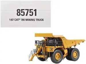 CAT Caterpillar 785 Mining Truck Yellow "High Line Series" 1/87 (HO) Scale Diecast Model by Diecast Masters