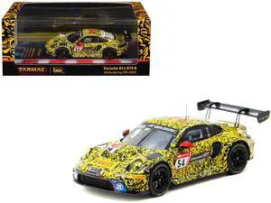 Porsche 911 GT3 R #54 "24 Hours of Nurburgring" (2023) "Hobby64" Series 1/64 Diecast Model by Tarmac Works