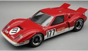 Lotus 62 #177 "Gold Leaf Team Lotus" Winner "MN GT Thruxton" (1969) "Mythos Series" with Display 1/18 Model Car by Tecnomodel