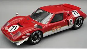 Lotus 62 #71 "Gold Leaf Team Lotus" "Brands Hatch 6 Hours" (1969) "Mythos Series" with Display Case 1/18 Model Car by Tecnomodel