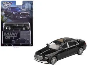 Mercedes-Maybach S 680 Black Limited Edition 1/64 Diecast Model Car by Mini GT