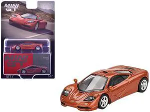 McLaren F1 Yquem Orange Metallic Limited Edition 1/64 Diecast Model Car by Mini GT