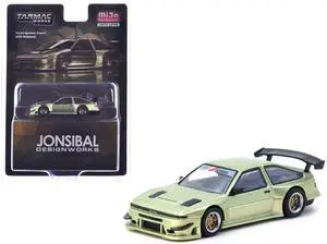 Toyota Sprinter Trueno AE86 Widebody RHD "Jonsibal Designworks" Green Metallic "Global64" 1/64 Diecast Model by Tarmac Works