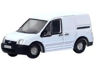 Ford Transit Connect Van RHD (Right Hand Drive) Frozen White 1/148 (N) Scale Diecast Model Car by Oxford Diecast