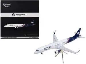 Embraer ERJ-190 Commercial Aircraft "Aeromexico Connect" (XA-IAC) White with Blue Tail 1/200 Diecast Model by GeminiJets