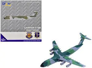 Lockheed C-5M Super Galaxy Transport Aircraft "NY Air National Guard" US Air Force Camouflage 1/400 Diecast Model by GeminiJets