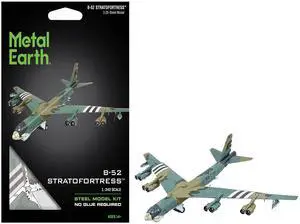 Model Kit Boeing B-52 Stratofortress Bomber Aircraft "US Air Force" (Challenging Difficulty) Steel Model by Metal Earth