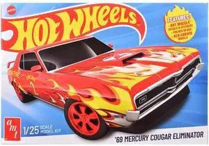 Skill 2 Model Kit 1969 Mercury Cougar Eliminator "Hot Wheels" 1/25 Plastic Model by AMT