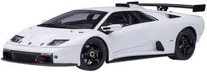 Lamborghini Diablo GTR Impact White 1/18 Diecast Model Car by Autoart