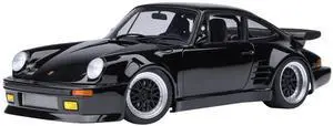 Porsche 911 (930) Turbo "Blackbird" Black "Wangan Midnight - Comic #1 Version" Manga 1/18 Diecast Model Car by Autoart