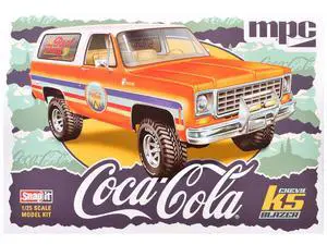 Skill 1 Model Kit Chevrolet K5 Blazer "Coca-Cola" 1/25 Plastic Snap Model by MPC