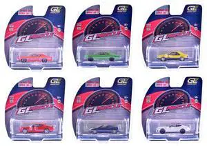 "GreenLight Muscle" Series 30 Set of 6 pieces 1/64 Diecast Model Cars by Greenlight