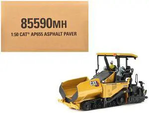 CAT Caterpillar AP655F Asphalt Paver Yellow "Core Classics" Series 1/50 Diecast Model by Diecast Masters